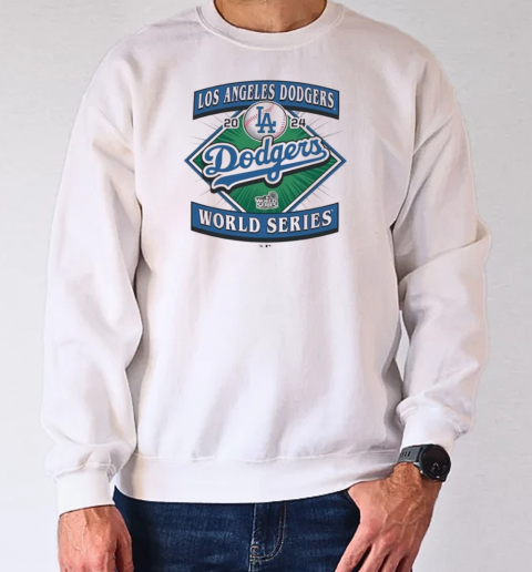 Los Angeles Dodgers '47 2024 World Series Franklin Logo T-Shirt Unisex Sweatshirt