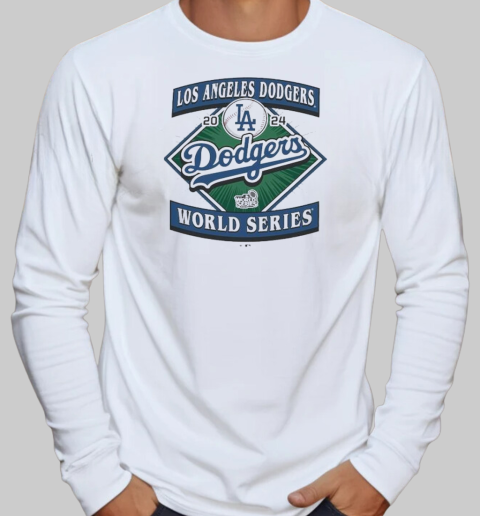 Los Angeles Dodgers '47 2024 World Series Franklin T-Shirt Long Sleeved T-shirt 