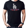 Los Angeles Dodgers Logo WS 2024 National League Champions T-Shirt