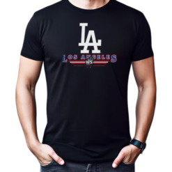 Los Angeles Dodgers Logo WS 2024 National League Champions T-Shirt