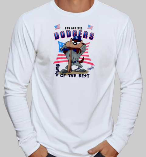 Los Angeles Dodgers MLB 2024 Best Of The Best Mascot T-Shirt Long Sleeved T-shirt 