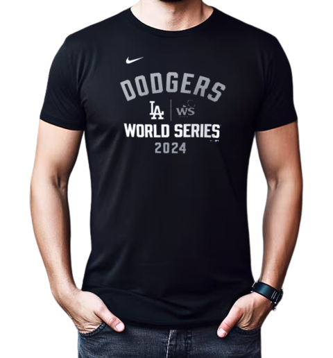 Los Angeles Dodgers Nike 2024 World Series Arched Lockup T-Shirt