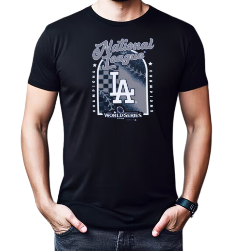 Los Angeles Dodgers WS 2024 National League Champions Tri Blend T-Shirt