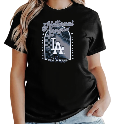 Los Angeles Dodgers WS 2024 National League Champions Tri Blend T-Shirt Classic Women's T-shirt