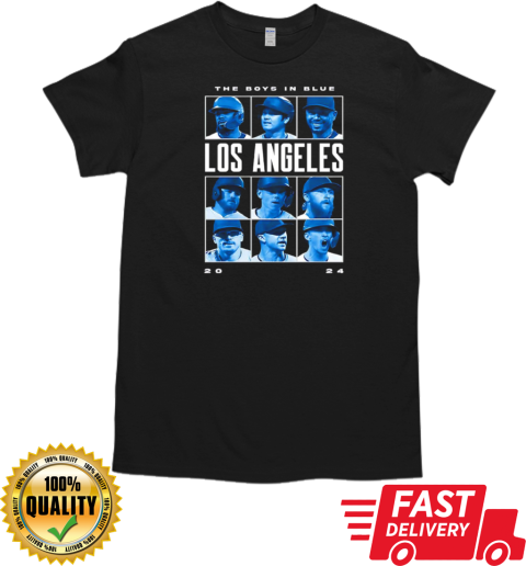 Los Angeles boys in blue T-Shirt