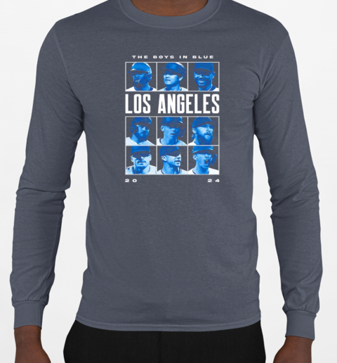 Los Angeles boys in blue T-Shirt Long Sleeved T-shirt 