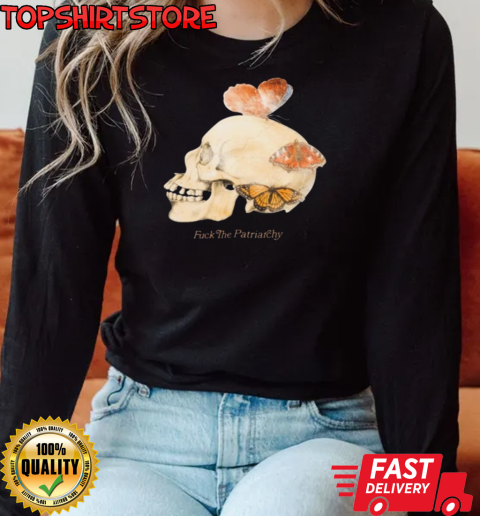 Ludwig Fuck The Patriarchy Skull T-Shirt Long Sleeved T-shirt 