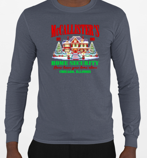 McCallisters Home Vacation Movies Christmas T-Shirt Long Sleeved T-shirt 