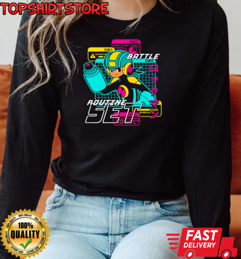 Mega Man Exe T-Shirt Long Sleeved T-shirt 