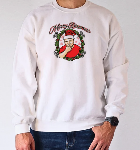 Merry Rizzmas Christmas 2024 T-Shirt Unisex Sweatshirt