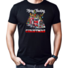 Merry Trucking Christmas Funny Trucker With Reindeer On Head T-Shirt Classic Men's T-shirt