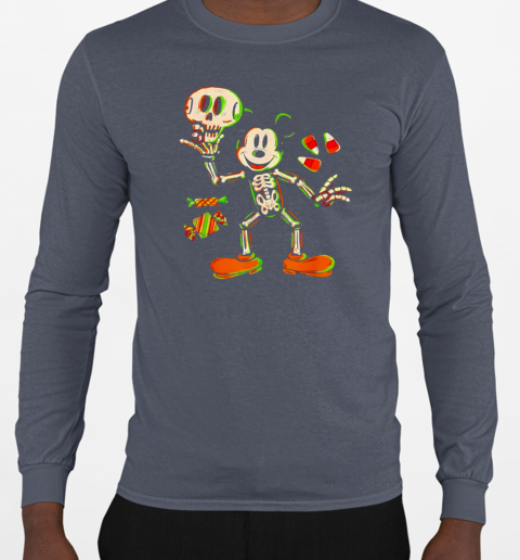 Mickey Mouse Trick T-Shirt Long Sleeved T-shirt 