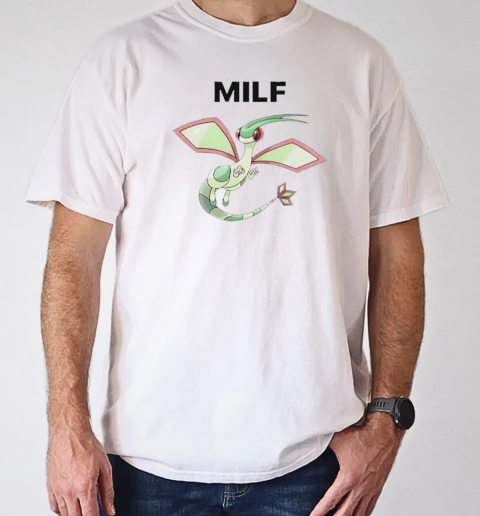 Milf Man Flygon Pokemon Anime Cartoon T-Shirt