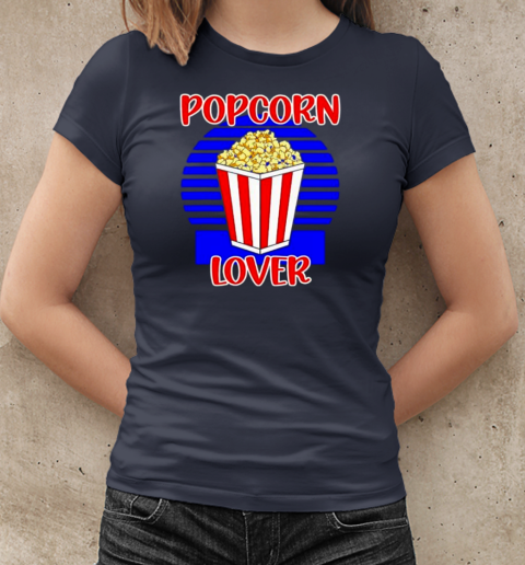 Movie Fan Popcorn Lover Retro T-Shirt Classic Women's T-shirt