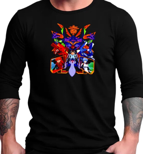 Neon Genesis Evangelion Project Eva T-Shirt Long Sleeved T-shirt 