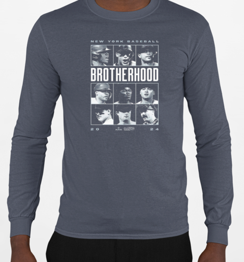 New York Baseball Brotherhood 2024 T-Shirt Long Sleeved T-shirt 