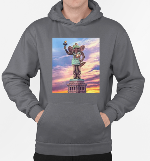 New York Liberty 2024 WNBA Champs Ellie The Elephant T-Shirt Unisex Hoodie