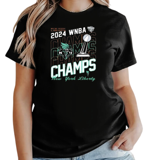 New York Liberty 2024 WNBA Finals Champions Blackwash T-Shirt Classic Women's T-shirt