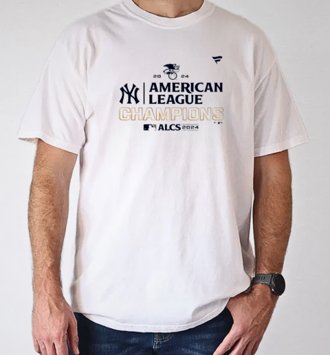 New York Yankees 2024 American League Champions Locker Room T-Shirt