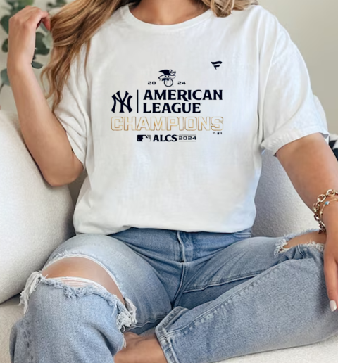 New York Yankees 2024 American League Champions Locker Room T-Shirt Classic Women's T-shirt