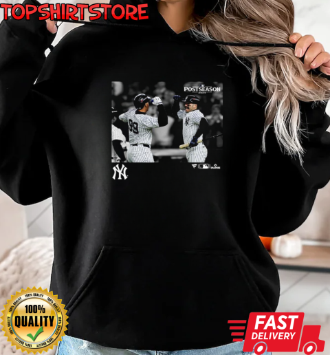 New York Yankees 2024 MLB Postseason Moments T-Shirt Unisex Hoodie