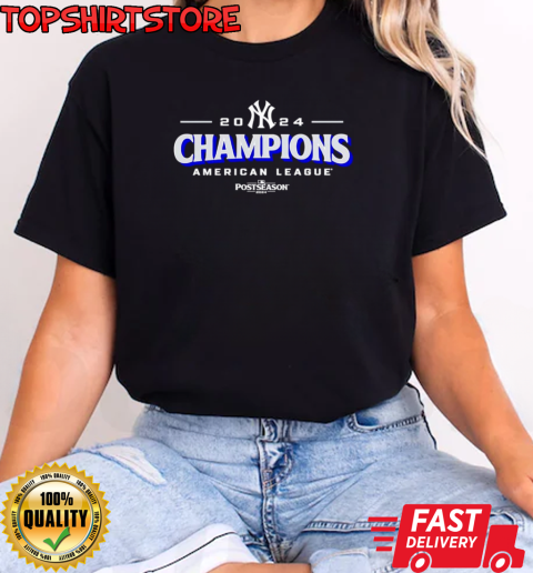 New York Yankees American League Champions Postseason 2024 T-Shirt Classic Women's T-shirt