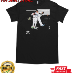 New York Yankees Black 2024 MLB Postseason Moments Picture T-Shirt