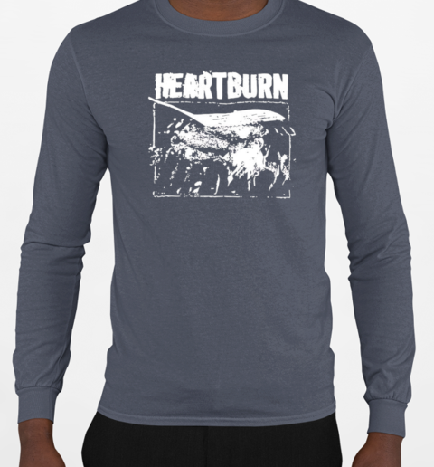 Papa Meat Heartburn Retro T-Shirt Long Sleeved T-shirt 