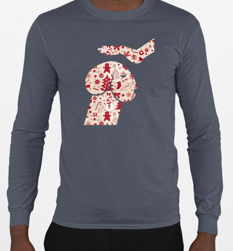 Penis Dog Christmas T-Shirt Long Sleeved T-shirt 