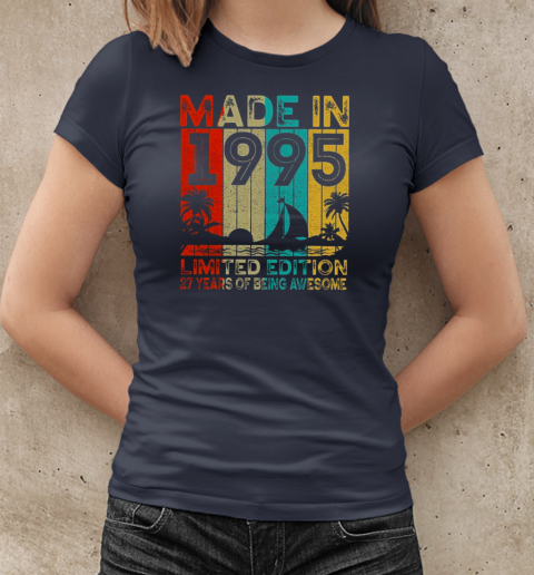 Personalized Made In 1995 Limited Edition T-Shirt Classic Women's T-shirt