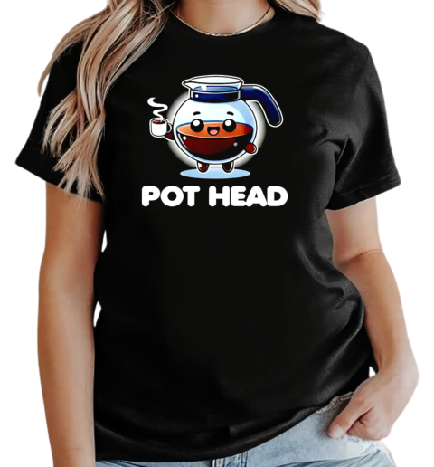 Pot head kawaii coffee pot T-Shirt Classic Women's T-shirt