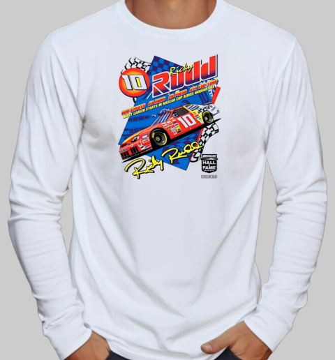 Ricky Rudd Checkered Flag Sports NASCAR 2025 Hall of Fame Inductee T-Shirt Long Sleeved T-shirt 