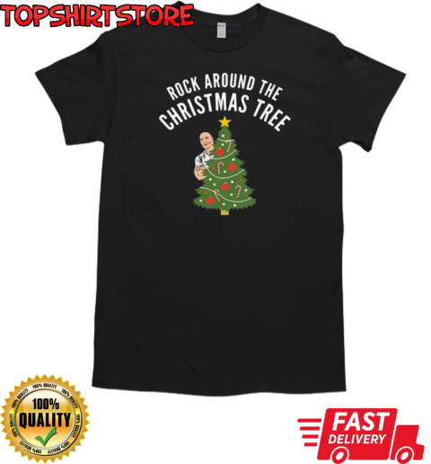 Rock Around the Christmas Tree Merry Christmas T-Shirt