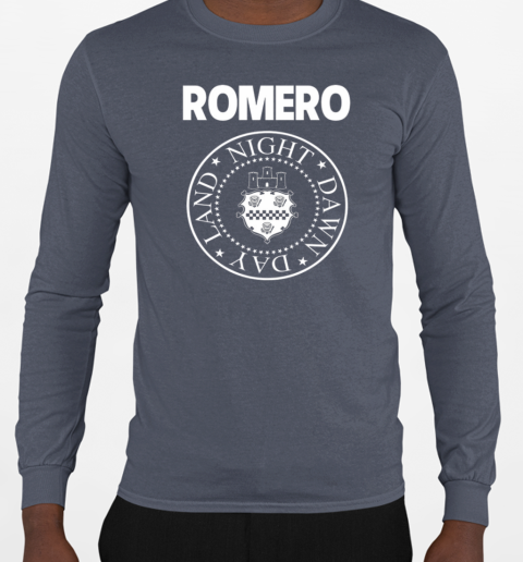 Romero Land Night Dawn Day T-Shirt Long Sleeved T-shirt 