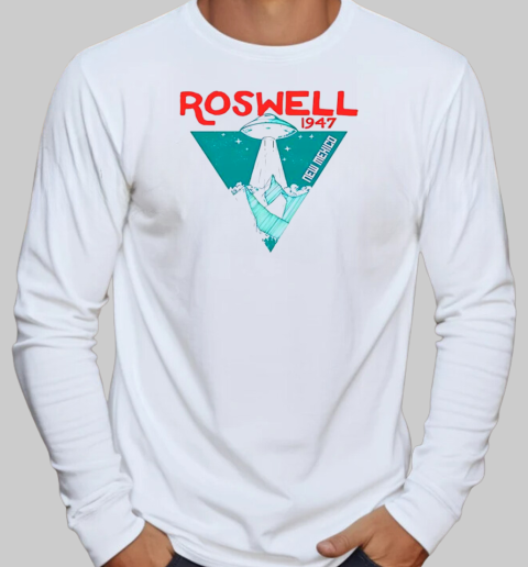 Roswell New Mexico 1947 ufo beam flying saucer abduction Venom T-Shirt Long Sleeved T-shirt 