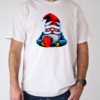 Santa Claus with Red Mug Christmas T-Shirt Classic Men's T-shirt