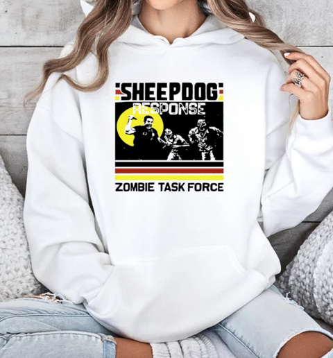 Sheepdog Response Zombie Task Force Retro T-Shirt Unisex Hoodie