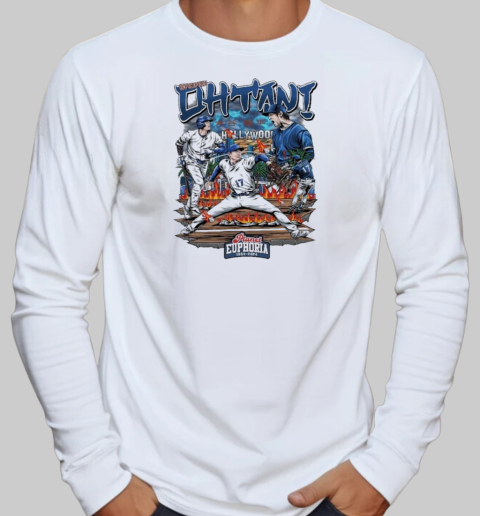 Shohei Ohtani Hollywood Planet Euphoria 2024 T-Shirt Long Sleeved T-shirt 