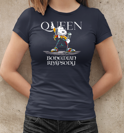 Snoopy Dog As Freddie Mercury Queen Bohemian Rhapsody T-Shirt Classic Women's T-shirt