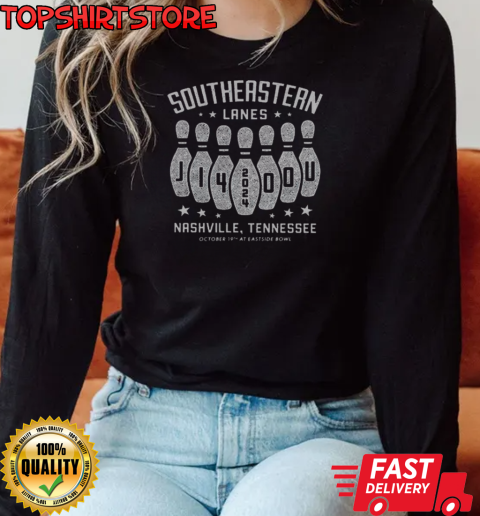 Southeastern Lanes At Eastside Bowl On Oct 19 2024 In Nashville TN T-Shirt Long Sleeved T-shirt 