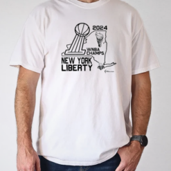 Stadium Essentials Mint New York Liberty 2024 WNBA Finals Champions Hometown T-Shirt