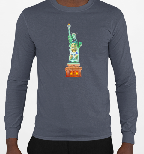 Statue of Liberty Jonquel Jones Finals MVP T-Shirt Long Sleeved T-shirt 