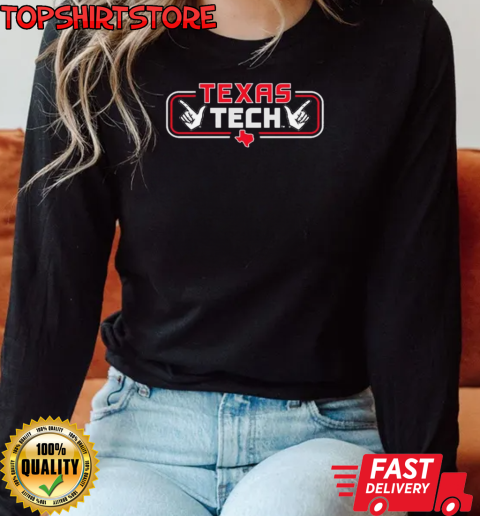 Texas Tech Red Raiders Guns Up Fever T-Shirt Long Sleeved T-shirt 