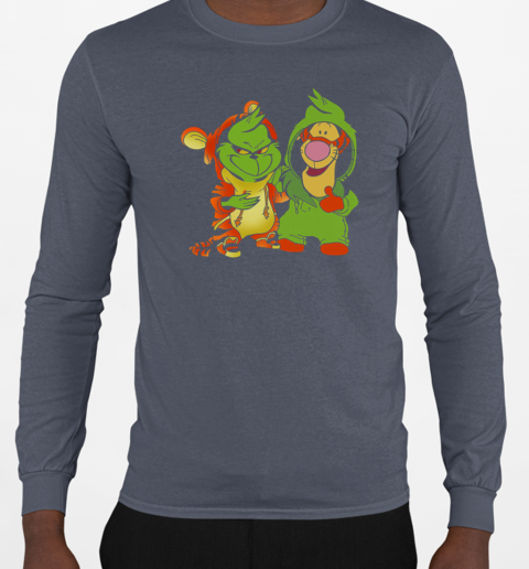 The Grinch And Tigger Best Friend T-Shirt Long Sleeved T-shirt 