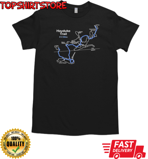 The Hayduke Trail Longdistance Trail in Arizona and Utah Retro T-Shirt