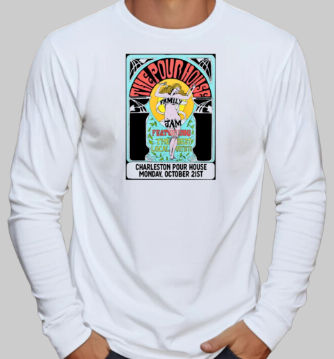 The PoHo Family Jam Oct 21 2024 Charleston Pour House In Charleston SC T-Shirt Long Sleeved T-shirt 