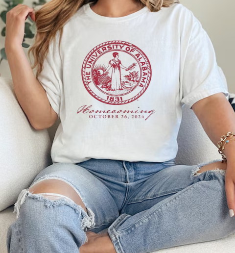 The University Of Alabama Homecoming October 26 2024 T-Shirt Classic Women's T-shirt