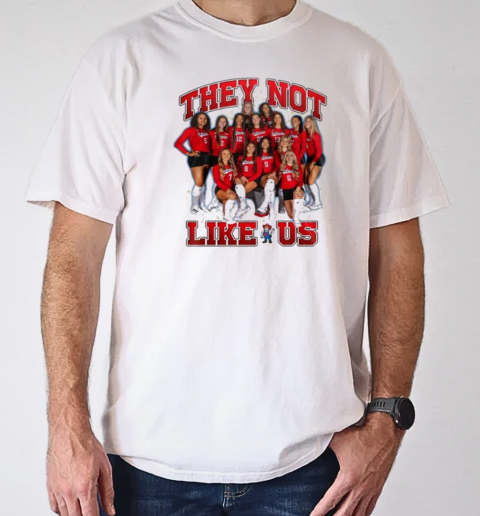 They Not Like Us Nebraska Huskers All Players T-Shirt