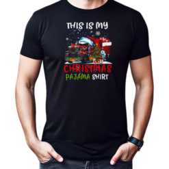 This Is My Christmas Pajama Trucker T-Shirt