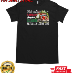 This Is What Santa's Sleigh Looks Like Christmas Trucker T-Shirt
